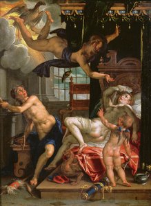 Jupiter i Danae (olej na miedzi)